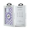 Karl Lagerfeld KLHMP15LHMCKMHU iPhone 15Pro 6.1 fioletowy/purple IML Monogram Karl&Choupette Head MagSafe