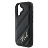 Karl Lagerfeld KLHCP16MPQDSMGK iPhone16 Plus 6.7 czarny/black hardcase Quilted Signature
