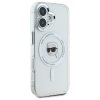 Karl Lagerfeld KLHMP16SHLSKIH iPhone16 6.1 biały/white hardcase IML Metal Karl Head MagSafe
