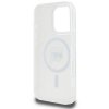 Karl Lagerfeld KLHMP16LHLSKIH iPhone16 Pro 6.3 biały/white hardcase IML Metal Karl Head MagSafe