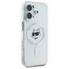 Karl Lagerfeld KLHMP16SHLSCHH iPhone 16 6.1 biały/white hardcase IML Metal Choupette Head MagSafe