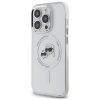 Karl Lagerfeld KLHMP14XHLSKCH iPhone14 Pro Max 6.7 biały/white hardcase IML Metal Karl&Choupette Head MagSafe