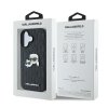Karl Lagerfeld KLHCP16MPGKLKCPK iPhone16 Plus 6.7 czarny/black hardcase Monogram Karl&Chaoupette Head Pin