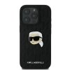 Karl Lagerfeld KLHCP16LPGKLKIPK iPhone16 Pro 6.3 czarny/black hardcase Monogram Karl Head Pin