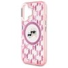 Karl Lagerfeld KLHMP16SHMCKMHP iPhone 166.1 różowy/pink IML Monogram Karl&Choupette Head MagSafe