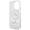 Karl Lagerfeld KLHMP16LLGKCSGH iPhone 16 Pro 6.3 hardcase transparent Liquid Glitter Karl&Choupette Head Magsafe