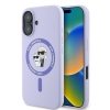 Karl Lagerfeld KLHMP16SSCMKCRHU iPhone16 6.1 fioletowy/purple hardcase Silicone Karl&Choupette Ring MagSafe