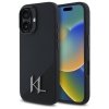 Karl Lagerfeld KLHMP16SSCMKMPCK iPhone   16 6.1 czarny/black hardcase Silicone Shadow Metal Initial MagSafe