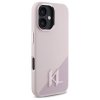 Karl Lagerfeld KLHMP16SSCMKMPCP iPhone   16 6.1 różowy/pink hardcase Silicone Shadow Metal Initial MagSafe