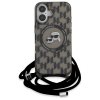 Karl Lagerfeld KLHMP16SHCKCKLCK iPhone   16 6.1 czarny/black hardcase IML Crossbody Monogram Karl & Choupette Head MagSafe
