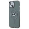 Karl Lagerfeld KLHMP15SHLSCHK iPhone 15  6.1 czarny/black hardcase IML Metal Choupette Head MagSafe