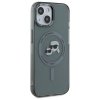 Karl Lagerfeld KLHMP15SHLSKCK iPhone 15  6.1 czarny/black hardcase IML Metal Karl&Choupette Head MagSafe