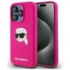 Karl Lagerfeld KLHMP15XSKHPPLF iPhone 15 Pro Max 6.7fuksja/ fuschia hardcase Silicone Karl Head Print MagSafe