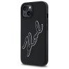 Karl Lagerfeld KLHCP15S3DRKSDLK iPhone   15 6.1 czarny/black hardcase 3D Rubber Signature
