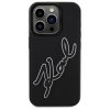 Karl Lagerfeld KLHCP15X3DRKSDLK iPhone   15 Pro Max 6.7 czarny/black hardcase 3D Rubber Signature