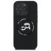 Karl Lagerfeld KLHMP16XSKCHTCK iPhone 16 Pro Max 6.9 czarny/black hardcase Silicone Karl&Choupette Heads MagSafe