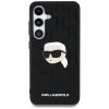 Etui Karl Lagerfeld Leather Monogram Pin Logo Karl Head do Samsung Galaxy S25+ czarny