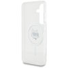 Etui Karl Lagerfeld Button Choupette     Head Printed Logo MagSafe do Samsung Galaxy S25 biały