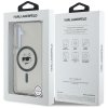 Etui Karl Lagerfeld Button Choupette     Head Printed Logo MagSafe do Samsung Galaxy S25 czarny