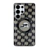 Etui Karl Lagerfeld Button Karl &        Choupette Heads On KL Pattern MagSafe do Samsung Galaxy S25 Ultra czarny