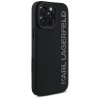 Etui Karl Lagerfeld HC 3D Rubber         Elongated Glitter do iPhone 16 Pro czarny