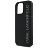 Etui Karl Lagerfeld HC 3D Rubber         Elongated Glitter do iPhone 16 Pro czarny