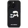 Etui Karl Lagerfeld HC 3D Rubber Double  Heads do iPhone 16 Pro czarny