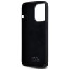 Etui Karl Lagerfeld Silicone Metal       Script Logo do iPhone 14 Pro czarny