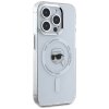 Etui Karl Lagerfeld IML Metal Karl Head  MagSafe do iPhone 15 Pro biały