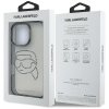 Etui Karl Lagerfeld IML Rhinestones Karl Head do iPhone 16 Pro czarny