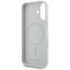 Etui Karl Lagerfeld Silicone Double      Heads And Circle MagSafe do iPhone 16 beżowy
