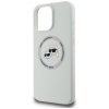 Etui Karl Lagerfeld Silicone Double      Heads And Circle MagSafe do iPhone 16 Pro beżowy