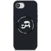 Etui Karl Lagerfeld Silicone             Karl&Choupette Heads MagSafe do iPhone 16e czarny