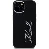Etui Karl Lagerfeld Silicone Metal       Script Logo do iPhone 15 czarny