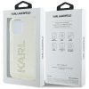 Etui Karl Lagerfeld IML Rhinestones Logo do iPhone 16 Pro przezroczysty