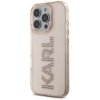 Etui Karl Lagerfeld IML Rhinestones Logo do iPhone 16 Pro Max różowy
