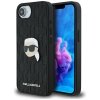 Etui Karl Lagerfeld Monogram Karl Head   Pin do iPhone 16e czarny