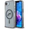 Etui Karl Lagerfeld IML Metal Karl &     Choupette Heads MagSafe do iPhone 16e czarny