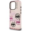 Etui Karl Lagerfeld IML Multi K&C Head   Pattern do iPhone 16 Pro różowy