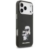 Etui Karl Lagerfeld IML Aquarelle Karl   & Choupette & Logo MagSafe do iPhone 17 Pro Max czarny