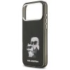 Etui Karl Lagerfeld IML Aquarelle Karl   & Choupette & Logo MagSafe do iPhone 17 Pro Max czarny