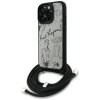 Etui Karl Lagerfeld Crossbody Grained    Pattern & Logo do iPhone 16 Pro Max szary