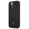 Mercedes MEHCP12LPSQBK iPhone 12 Pro Max6,7 czarny/black hardcase Leather Stars Pattern