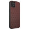 Mercedes MEHCP13MPSQRE iPhone 13 / 14/ 15 6.1 czerwony/red hardcase Leather Stars Pattern