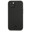 Mercedes MEHCP13MMBLBK iPhone 13 / 14/ 15 6.1 czarny/black hardcase Leather Meshed Metal Logo