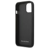 Mercedes MEHCP13MMBLBK iPhone 13 / 14/ 15 6.1 czarny/black hardcase Leather Meshed Metal Logo