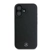 Mercedes MEHMP16S23RBARK iPhone16 6.1 czarny/black hardcase Textured And Plain Leather MagSafe