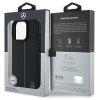 Mercedes MEHMP16L23RURBK iPhone 16 Pro 6.3 czarny/black hardcase MB Blue Line Leather MagSafe