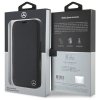 Mercedes MEBKP16S23RBGVK iPhone 16 6.1  czarny/black bookcase Leather Wood Imitation