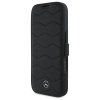 Mercedes MEBKP16X23RWRSK iPhone 16 Pro   Max 6.9 czarny/black bookcase MB Waves Leather